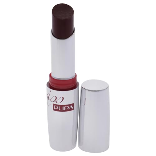 Pupa Milano Miss PUPA Lipstick - Creamy, Ultra Pigmented Color For Lips - Nourishing Formula - Crystal-Effect Lipstick - Ultimate Boost Of Volume And Hydration - No.505/Trues Scarlet - 0.071 Oz.