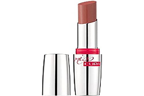 Pupa Milano Miss PUPA Lipstick - Creamy, Ultra Pigmented Color For Lips - Nourishing Formula - Crystal-Effect Lipstick - Ultimate Boost Of Volume And Hydration - No.505/Trues Scarlet - 0.071 Oz.