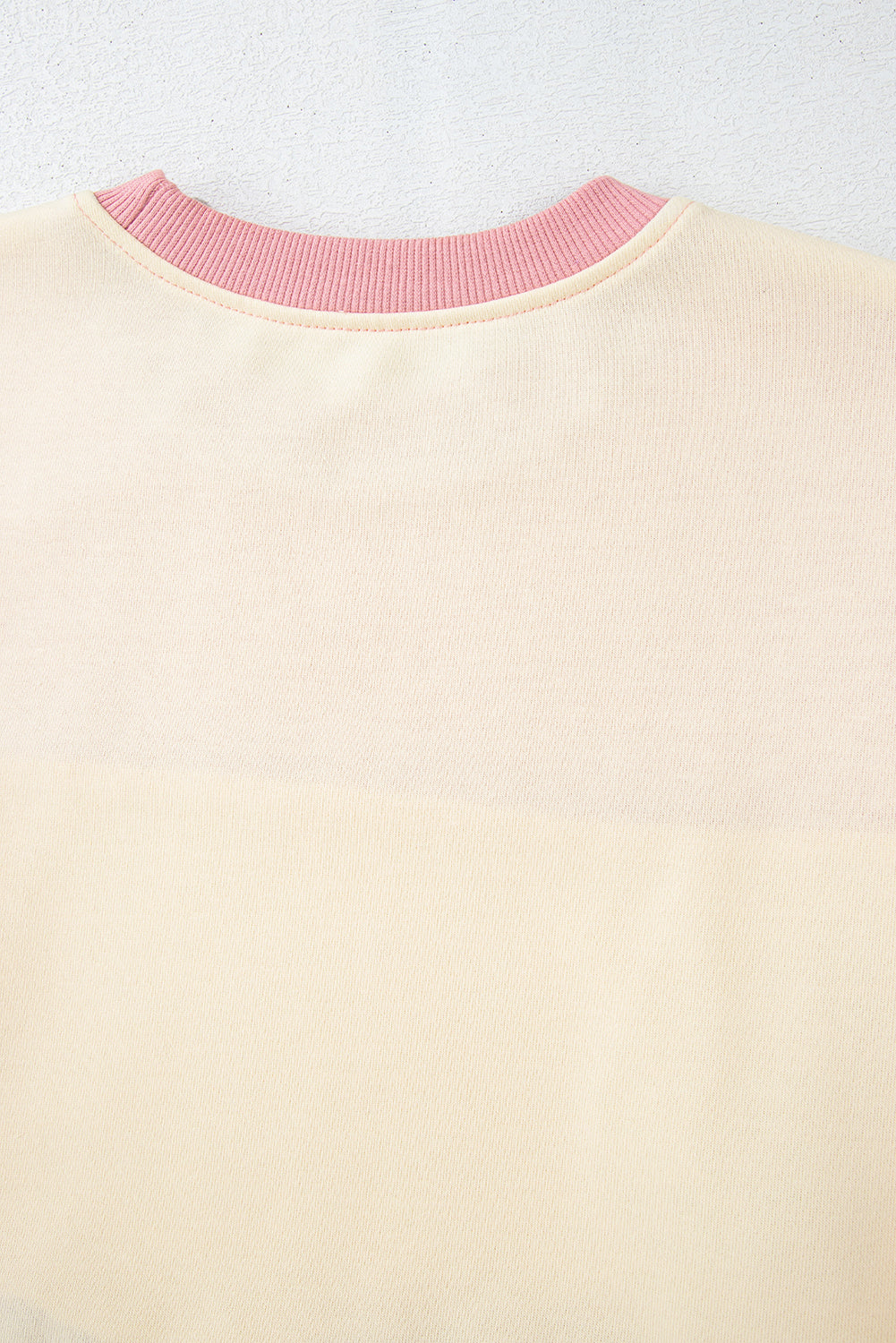 Meadow Mauve Colorblock Drop Shoulder Sweatshirt