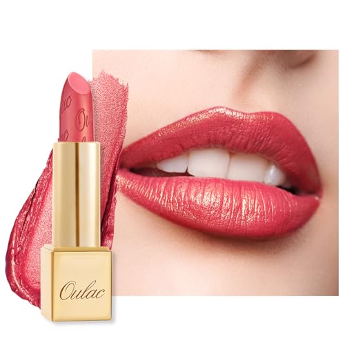 Oulac Sheer White Lipstick for Women, High Impact Lipcolor with Moisturizing Creamy Formula, Vegan Beauty Sheer Shimmer Lipstick, Crystal Veil(27)