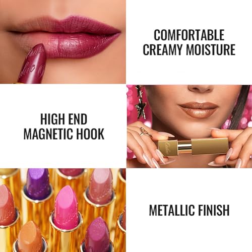 Oulac Sheer White Lipstick for Women, High Impact Lipcolor with Moisturizing Creamy Formula, Vegan Beauty Sheer Shimmer Lipstick, Crystal Veil(27)