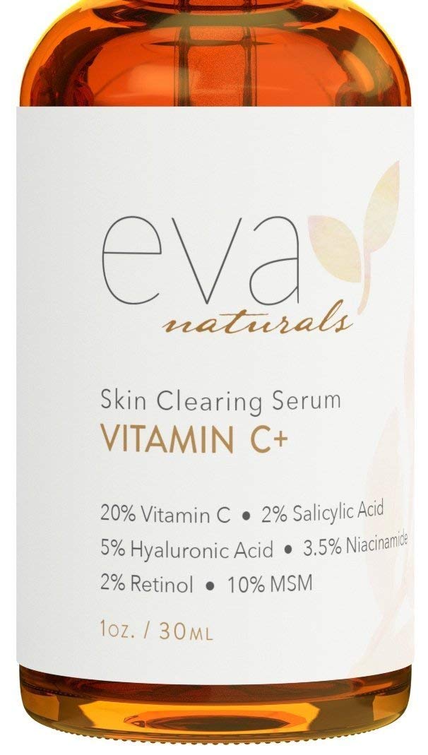 Vitamin C Serum Plus With Hyaluronic Acid Serum, Retinol, Niacinamide, Salicylic Acid Vitamin C Serum for Face - Anti Aging Serum, Skin Clearing, Brightening Serum for Dark Spots (30ml)