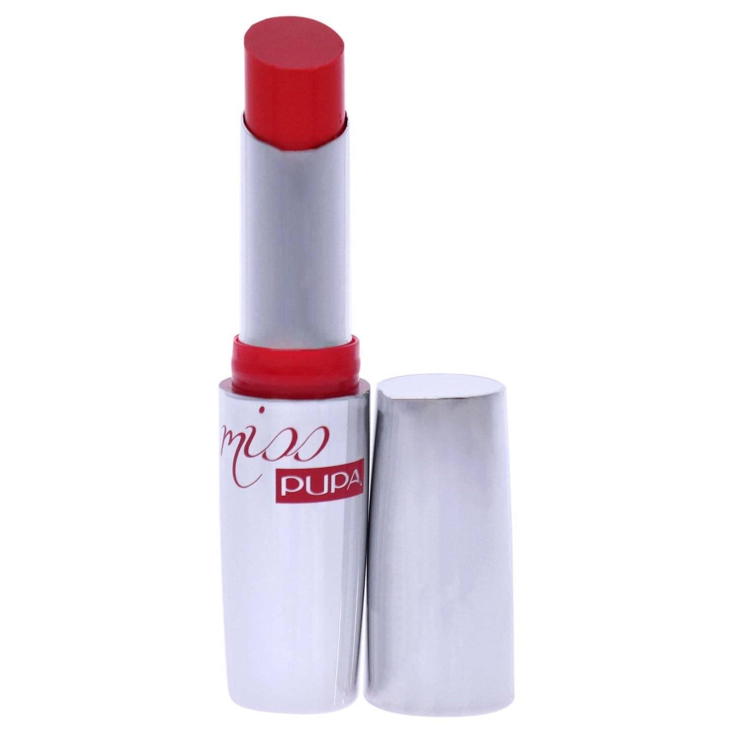 Pupa Milano Miss PUPA Lipstick - Creamy, Ultra Pigmented Color For Lips - Nourishing Formula - Crystal-Effect Lipstick - Ultimate Boost Of Volume And Hydration - No.505/Trues Scarlet - 0.071 Oz.