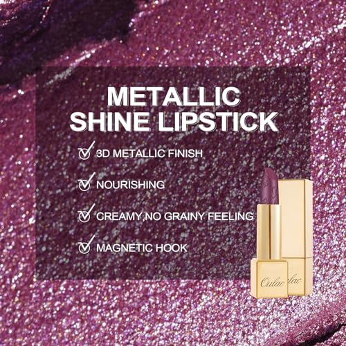 Oulac Sheer White Lipstick for Women, High Impact Lipcolor with Moisturizing Creamy Formula, Vegan Beauty Sheer Shimmer Lipstick, Crystal Veil(27)