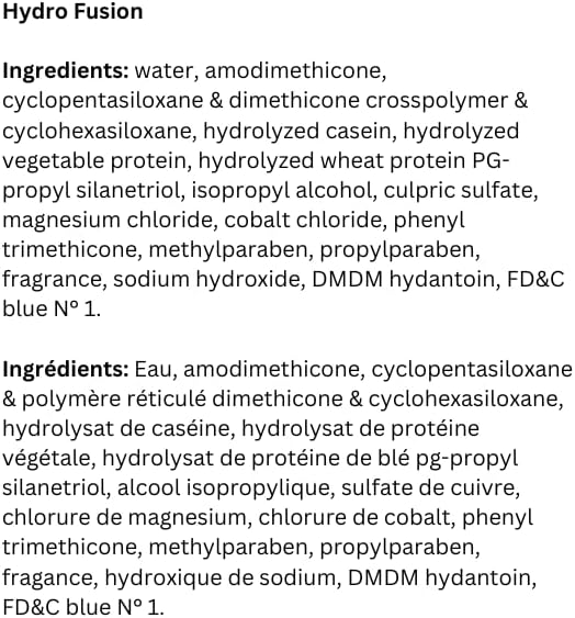 Crystal Shine Cosmetics - Hydro Fusion Hair Oil Treatment Ampules IUltra Hydration & Quick Dry Formula Heat-Activated for Soft, Silky, and Shiny Hair Powered by "Natural Mineral Complex" for Deep Moisture Strengthens with Protein-Infused Formula Easy Appl